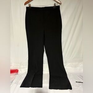 Theory Black Boot-Cut Flare Pants